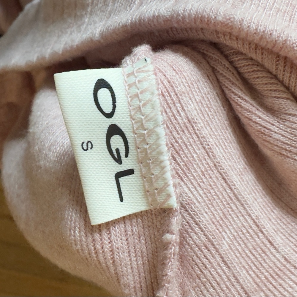 OGL Ribbed Wrap-Style Knit Top - Picture 2 of 4